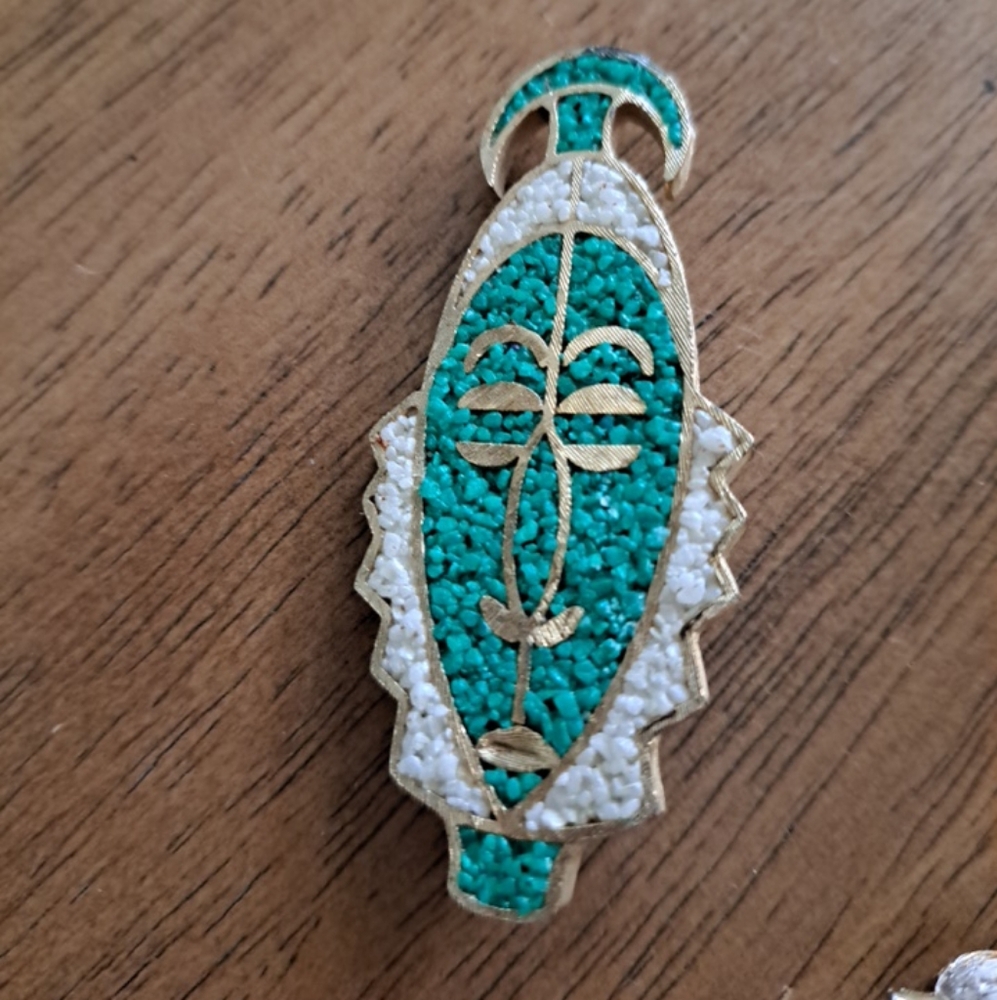Vtg Tortolina Brooch